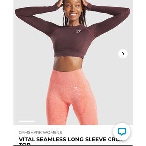 Gymshark Vital Seamless Long Sleeve Top